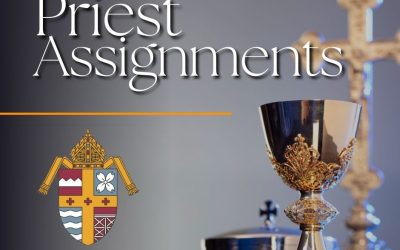 Bishop announces new priest assignments